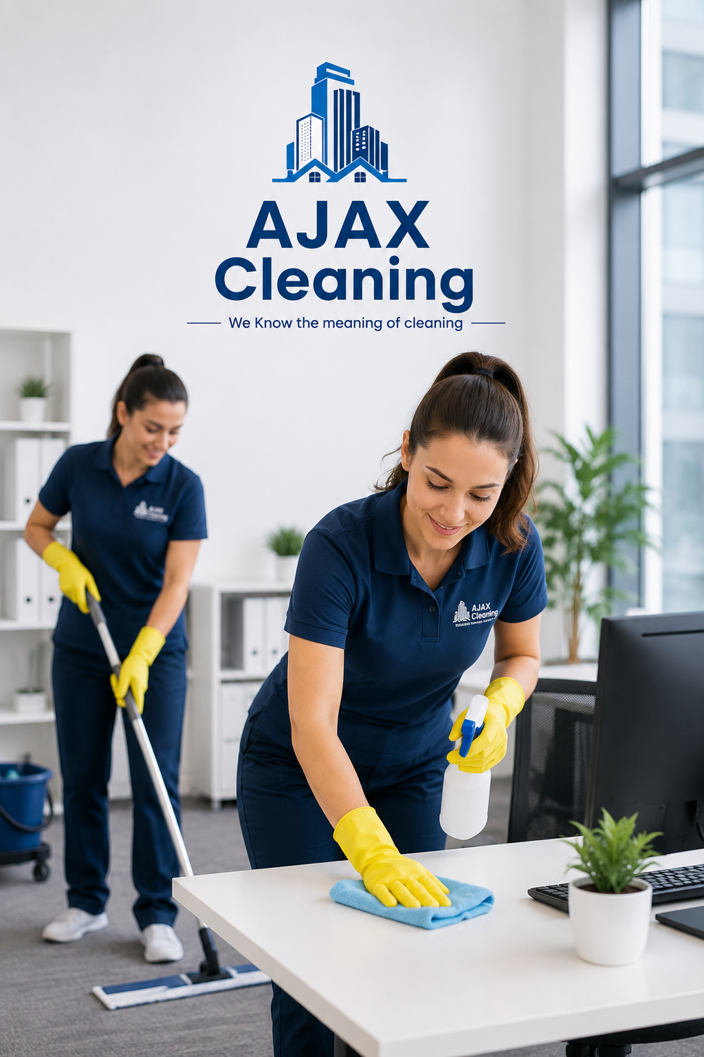 Ajax Cleaning team delivering professional commercial cleaning in Brisbane
