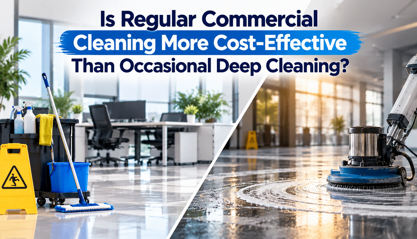 Is Regular Commercial Cleaning More Cost-Effective Than Occasional Deep Cleaning?